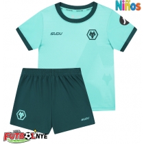 Camiseta Wolves Tolu Arokodare #14 Visitante Equipación para niños 2025-26 manga corta (+ pantalones cortos)